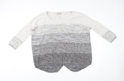 Womens UK Size 12 Label Lab Grey Pullover Jumper
