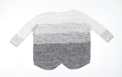 Womens UK Size 12 Label Lab Grey Pullover Jumper