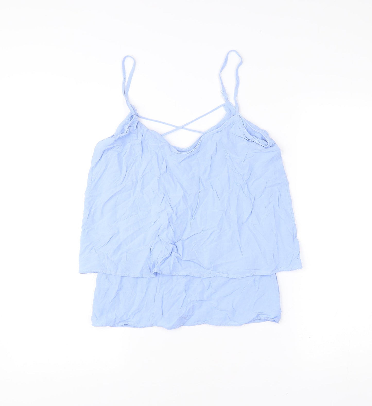 Womens UK Size 10 Warehouse Blue Camisole Tank
