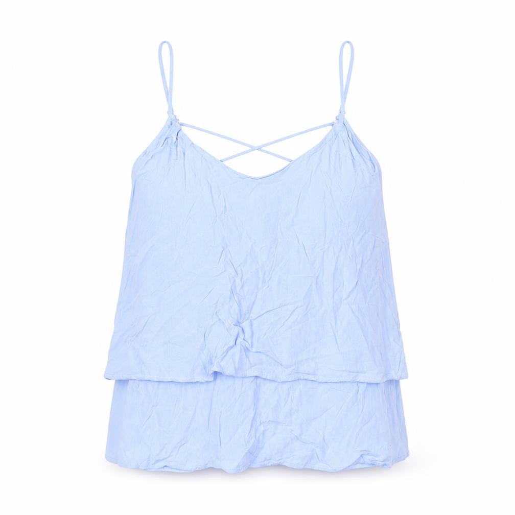 Womens UK Size 10 Warehouse Blue Camisole Tank