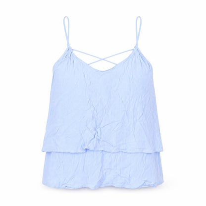 Womens UK Size 10 Warehouse Blue Camisole Tank