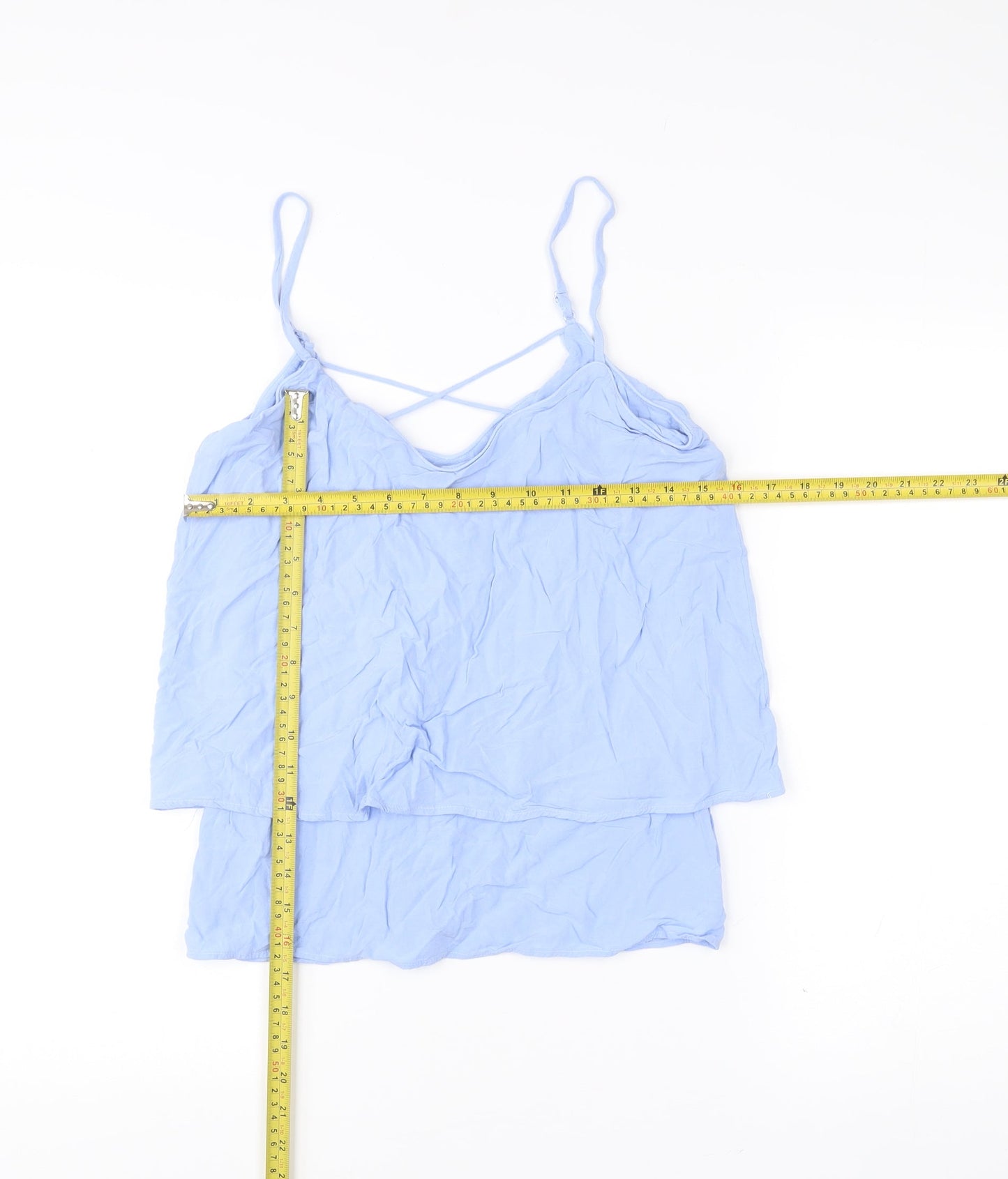 Womens UK Size 10 Warehouse Blue Camisole Tank