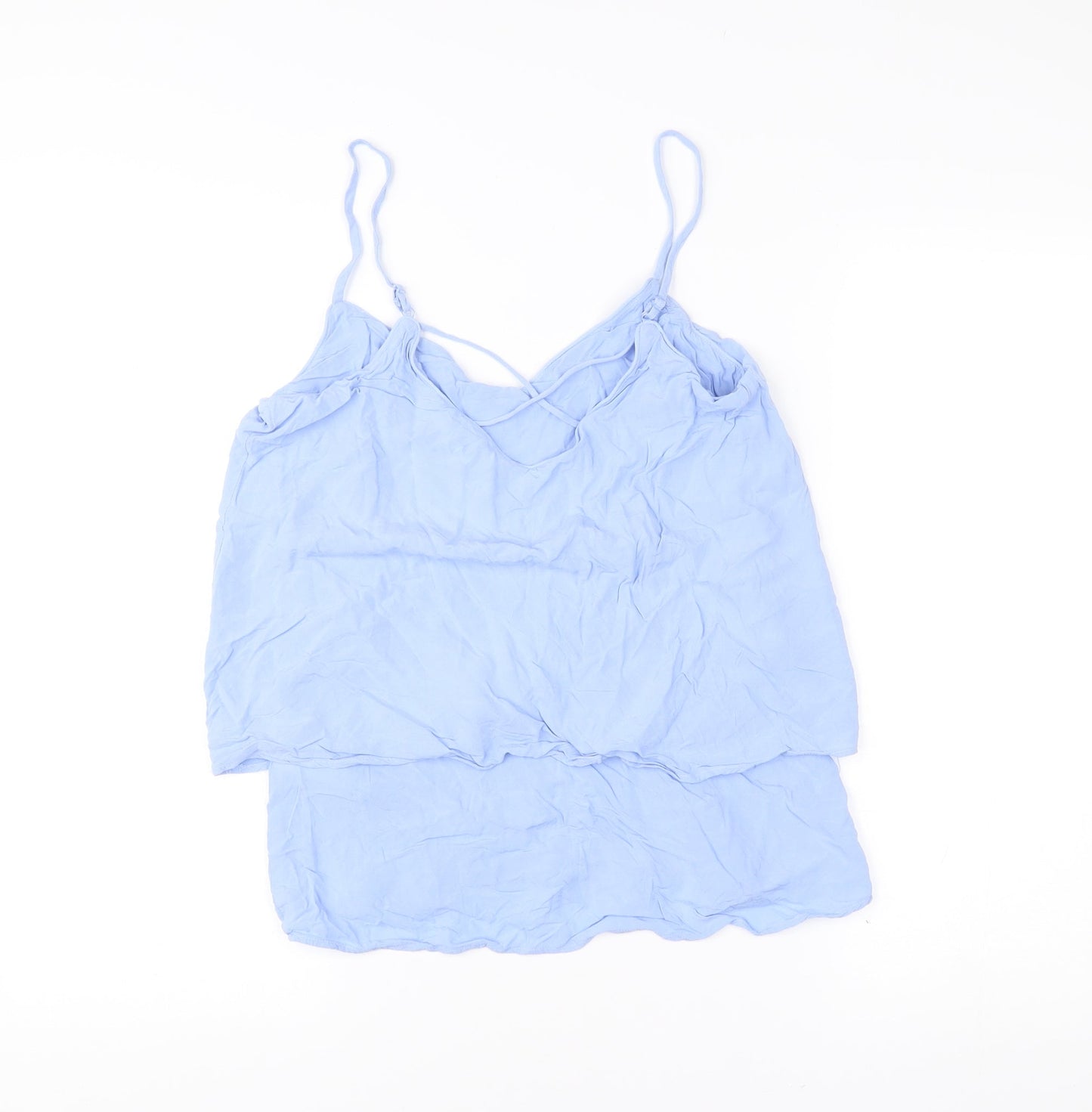 Womens UK Size 10 Warehouse Blue Camisole Tank