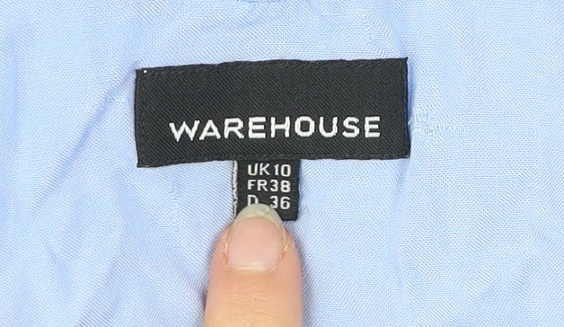Womens UK Size 10 Warehouse Blue Camisole Tank