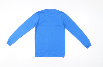 Campri Boys Blue Long Sleeve Sports Base Layer Top 11-12Y Athletic Fit