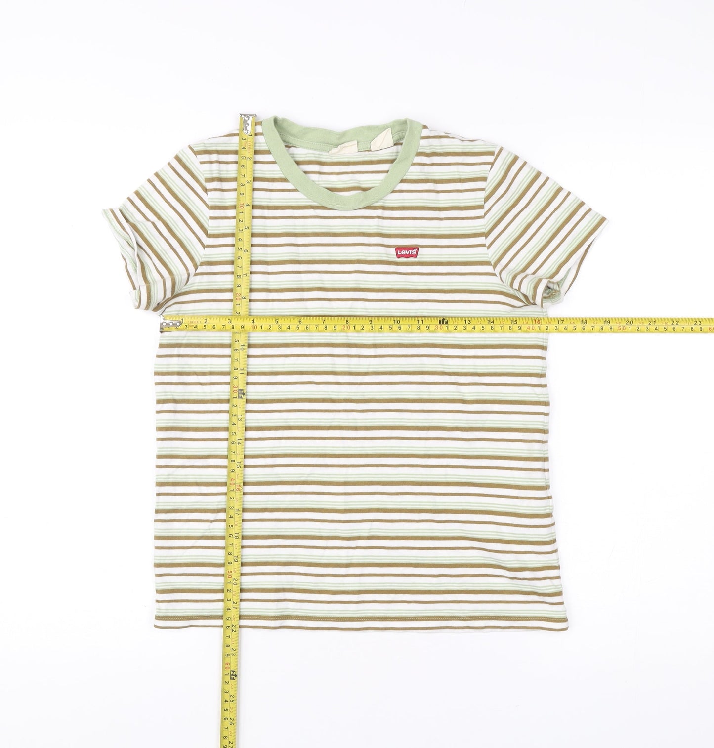 Womens UK Size XS Levi's Multicoloured Ringer T-Shirt