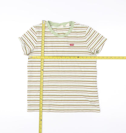 Womens UK Size XS Levi's Multicoloured Ringer T-Shirt