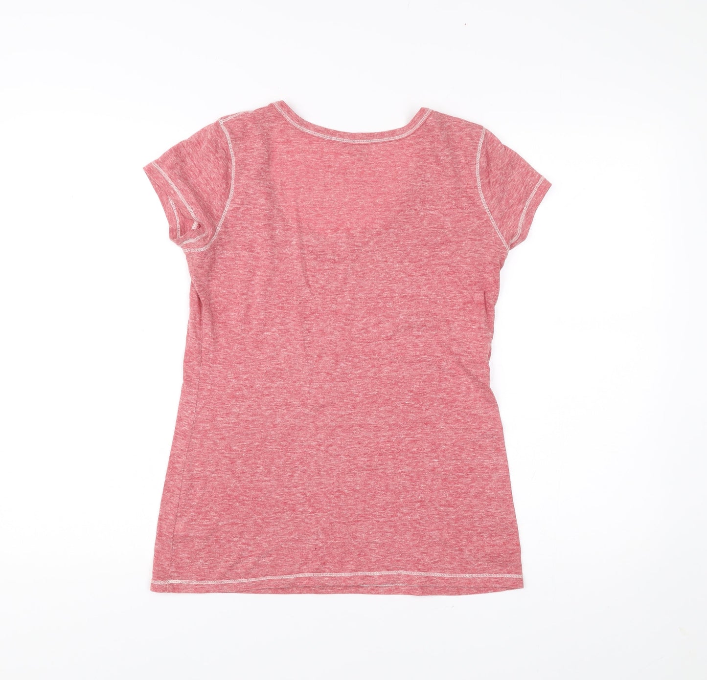 Gap Womens Pink Short Sleeve Scoop Neck T-Shirt Size M