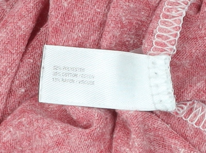 Gap Womens Pink Short Sleeve Scoop Neck T-Shirt Size M