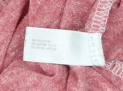 Gap Womens Pink Short Sleeve Scoop Neck T-Shirt Size M