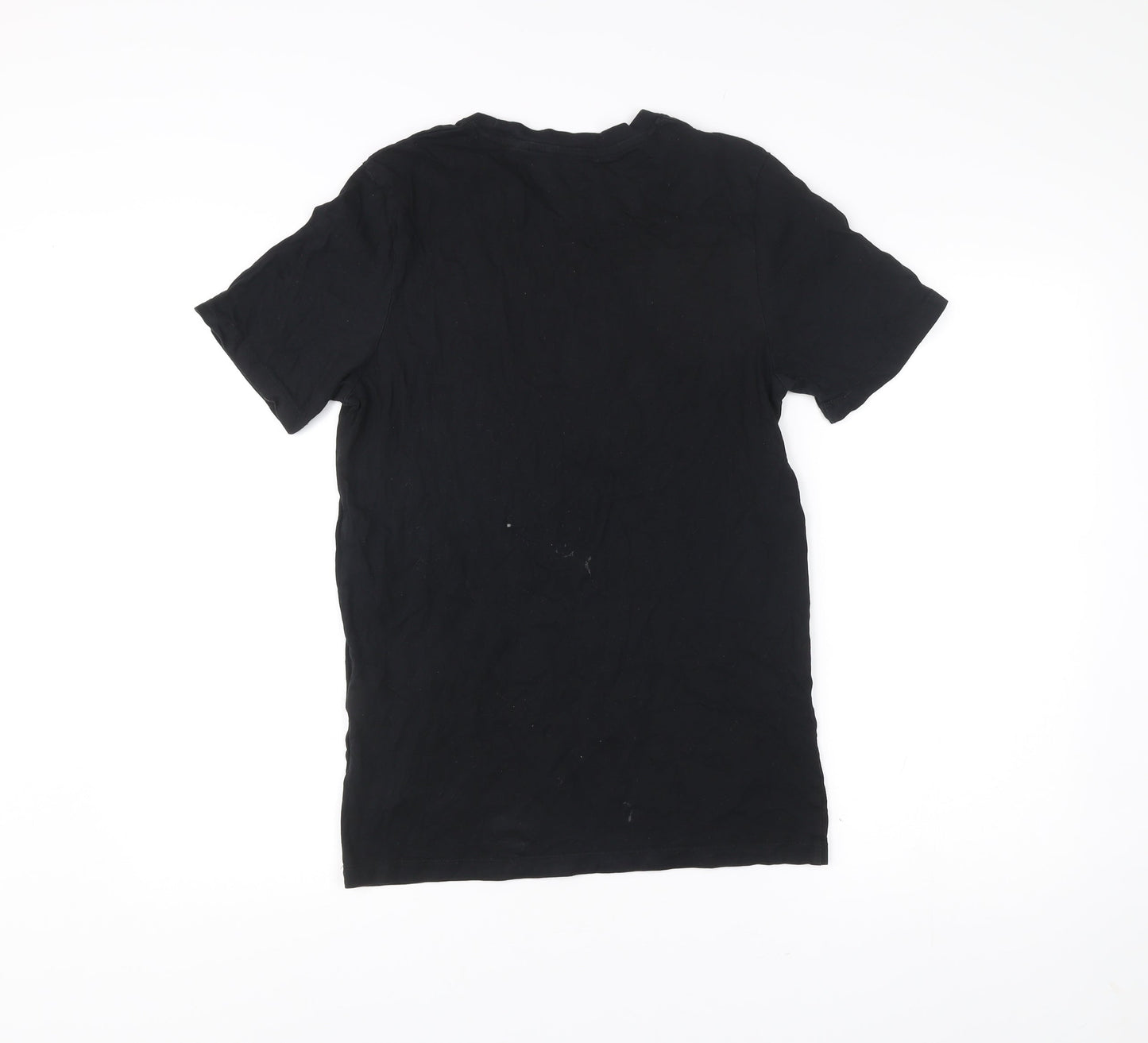Jack & Jones Men’s Black S Graphic Logo Short Sleeve T-Shirt
