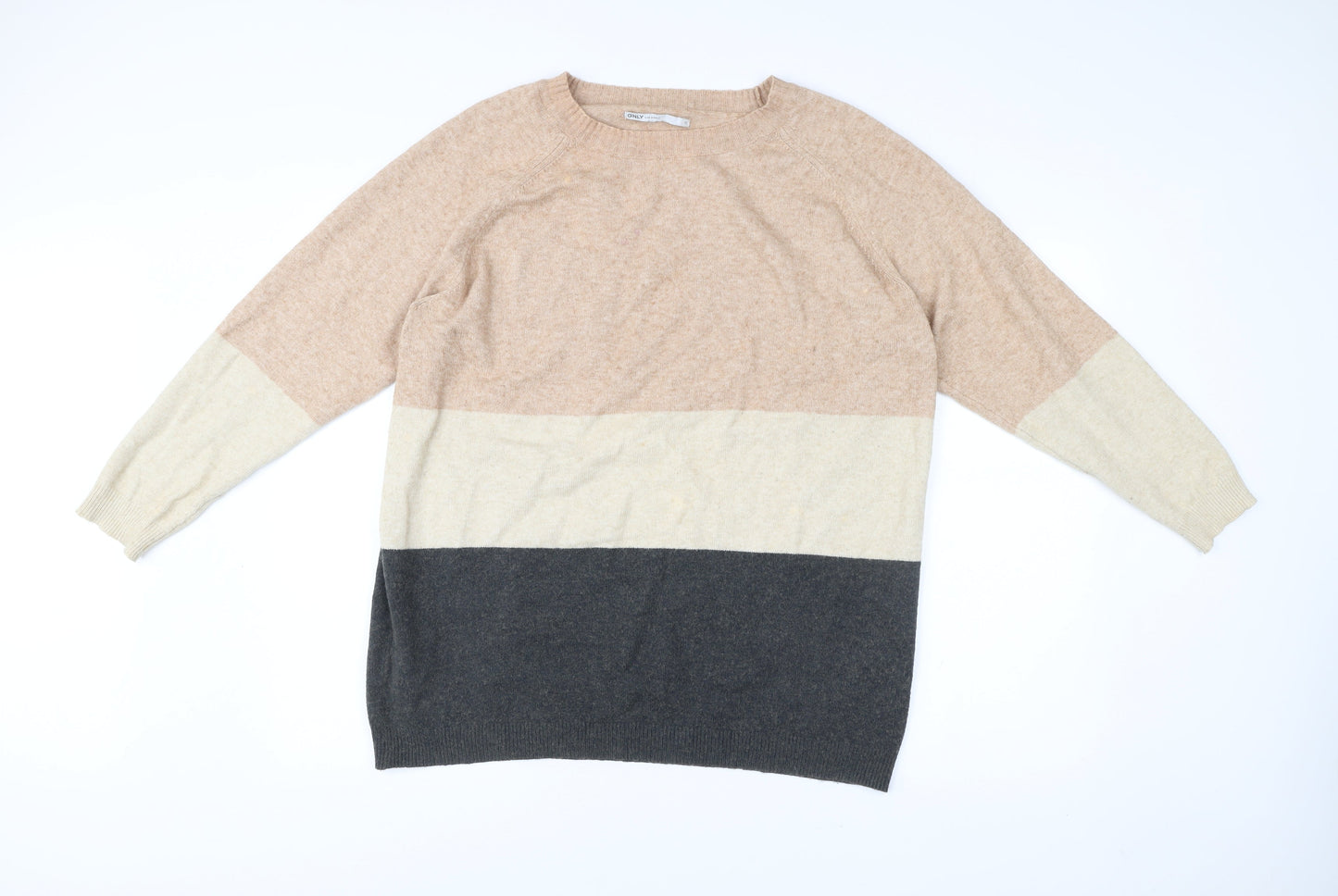 Womens UK Size XL Only Multicoloured Pullover Jumper