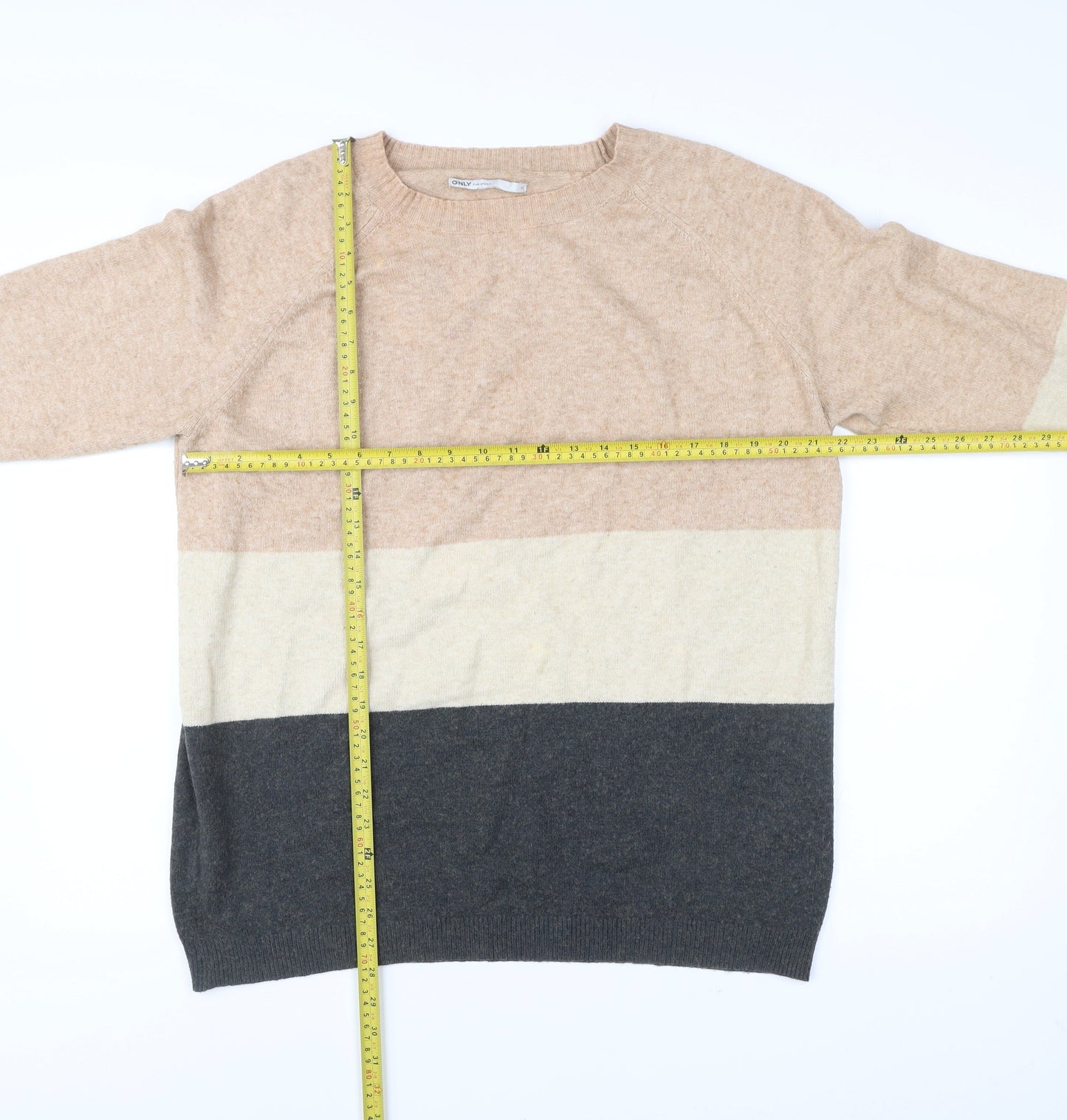 Womens UK Size XL Only Multicoloured Pullover Jumper