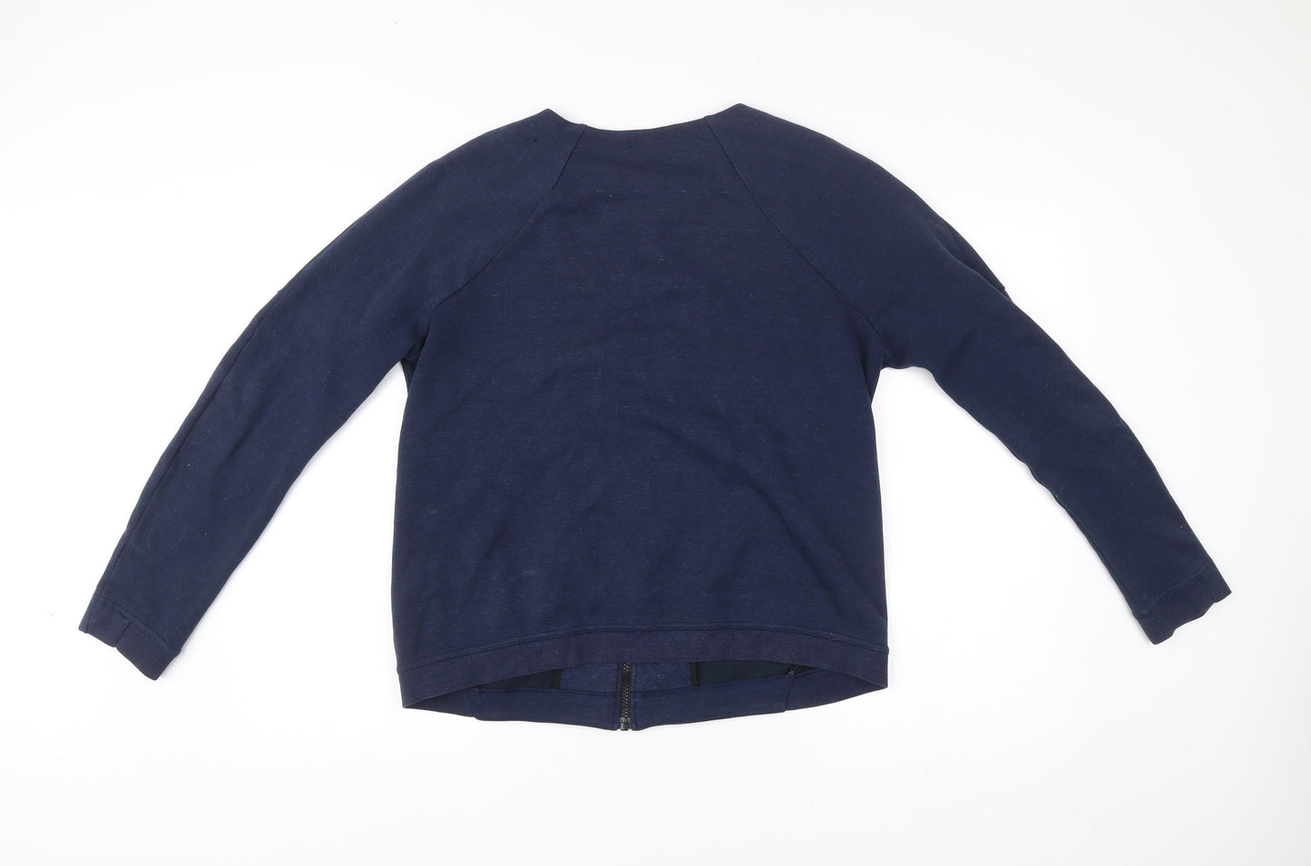 Nike Men's Blue Full Zip Basic Jacket Size M Cotton Blend