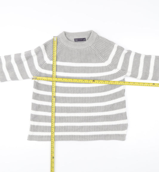 Womens UK Size S Marks and Spencer Grey Pullover Jumper