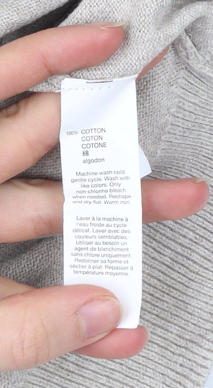 Gap Womens Beige XS Knit Open Cardigan Jumper Cotton Long Sleeve