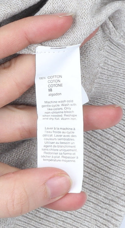 Gap Womens Beige XS Knit Open Cardigan Jumper Cotton Long Sleeve