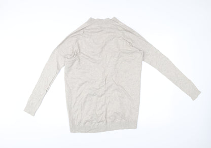 Gap Womens Beige XS Knit Open Cardigan Jumper Cotton Long Sleeve