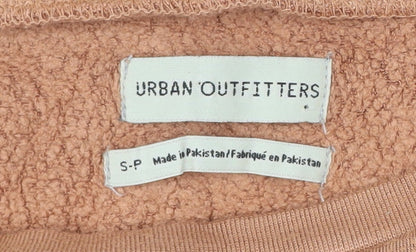 Urban Outfitters Women’s Brown Cropped Pullover Sweatshirt Size S