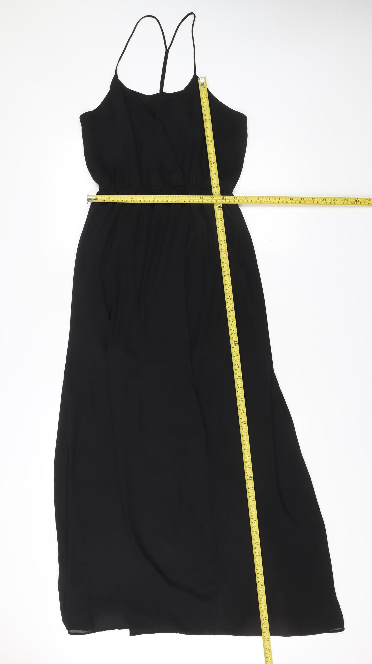 Forever 21 Women’s Black Long Slip Dress Size S Polyester