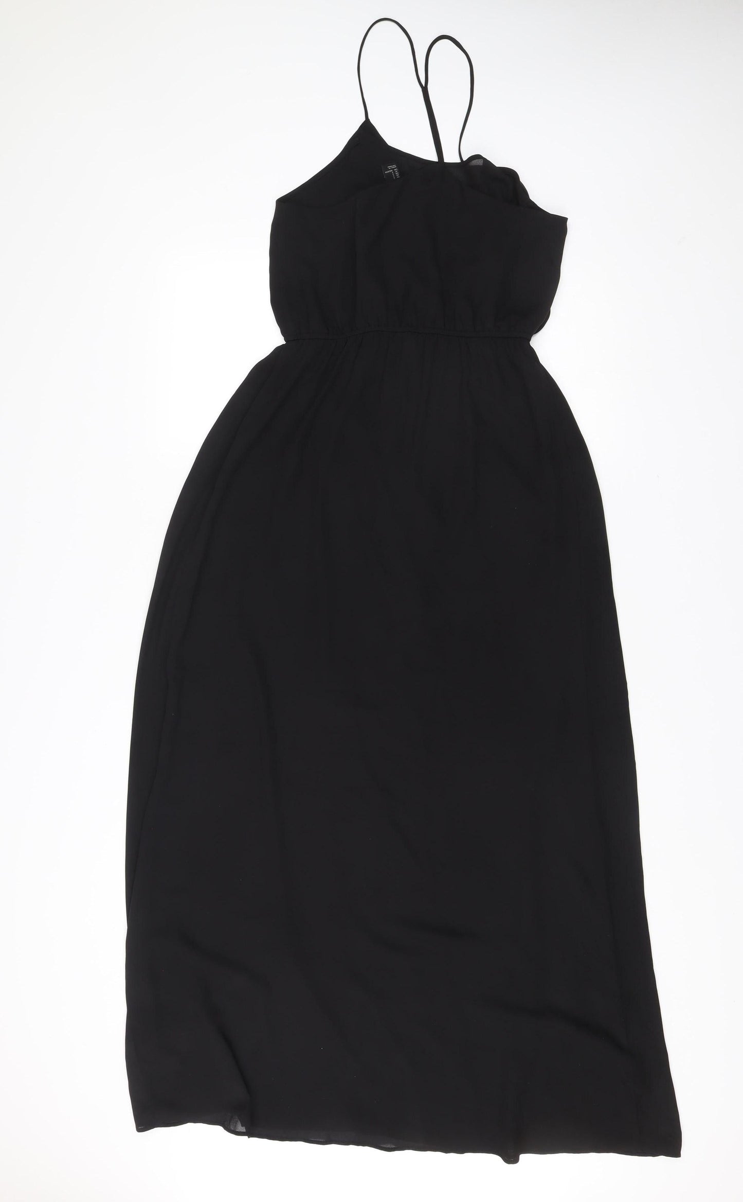 Forever 21 Women’s Black Long Slip Dress Size S Polyester