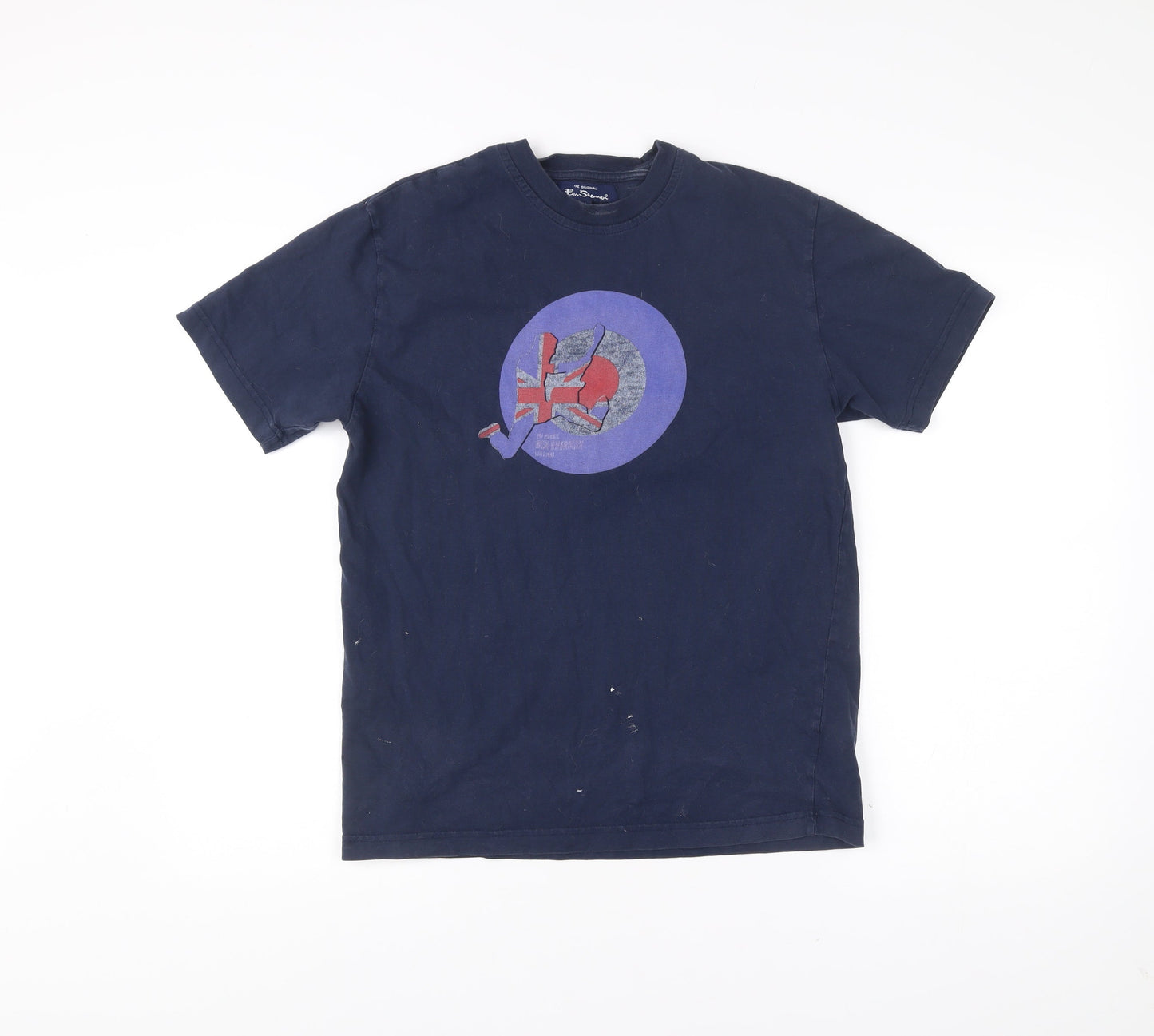 Mens UK Size M Ben Sherman Blue  T-Shirt