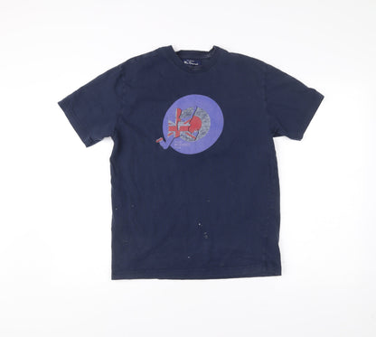 Mens UK Size M Ben Sherman Blue  T-Shirt