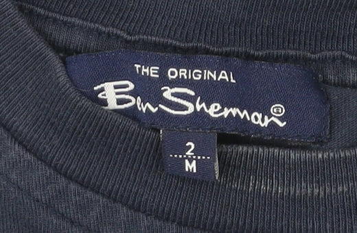 Mens UK Size M Ben Sherman Blue  T-Shirt