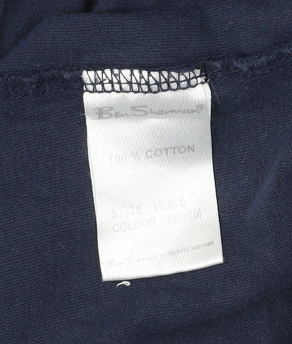 Mens UK Size M Ben Sherman Blue  T-Shirt