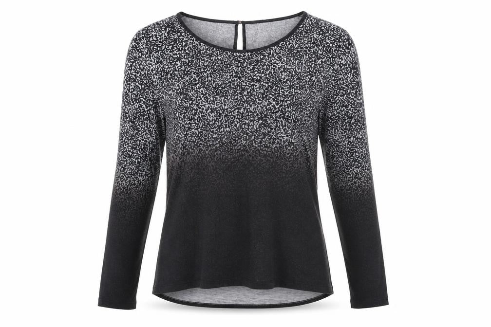 Womens UK Size L Oasis Black Basic Blouse
