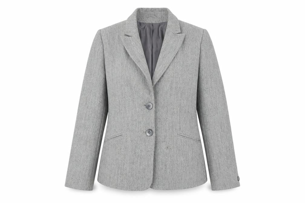 Womens UK Size 16 AMARANTO Regular Grey Blazer