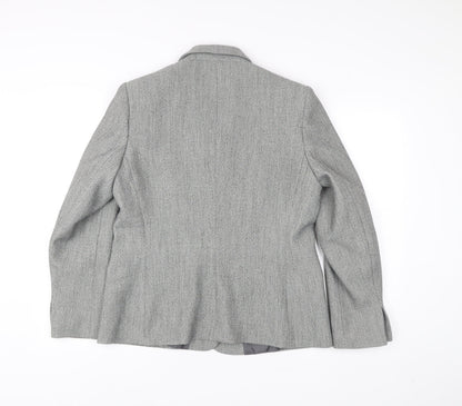 Womens UK Size 16 AMARANTO Regular Grey Blazer