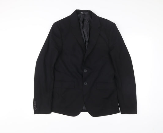 Mens UK Size 36 Zara Regular Black Suit Jacket