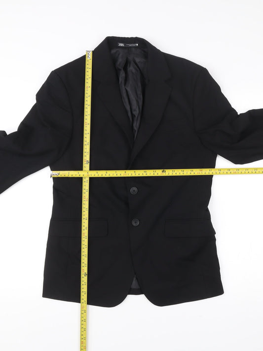 Mens UK Size 36 Zara Regular Black Suit Jacket