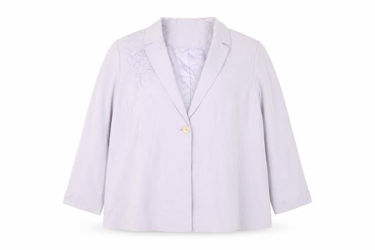 Womens UK Size 22 Ann Harvey Plus Purple Suit Jacket
