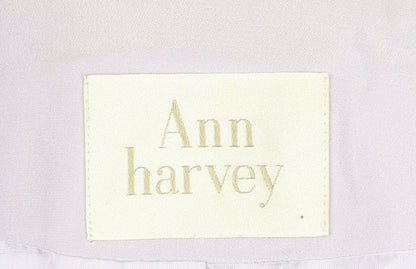 Ann Harvey Womens Purple Silk Plus Size 22 Single Breasted Suit Jacket