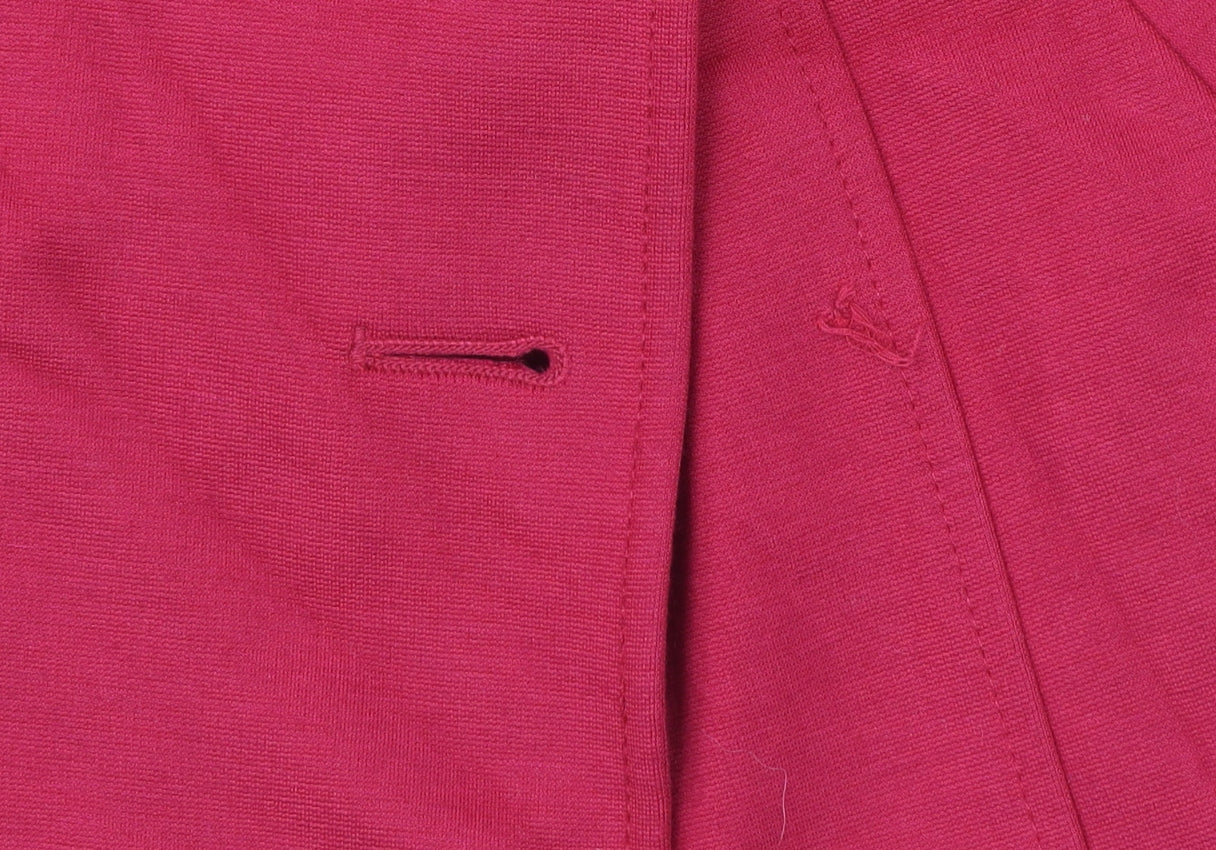 Womens UK Size 8 Planet Red Pea Coat
