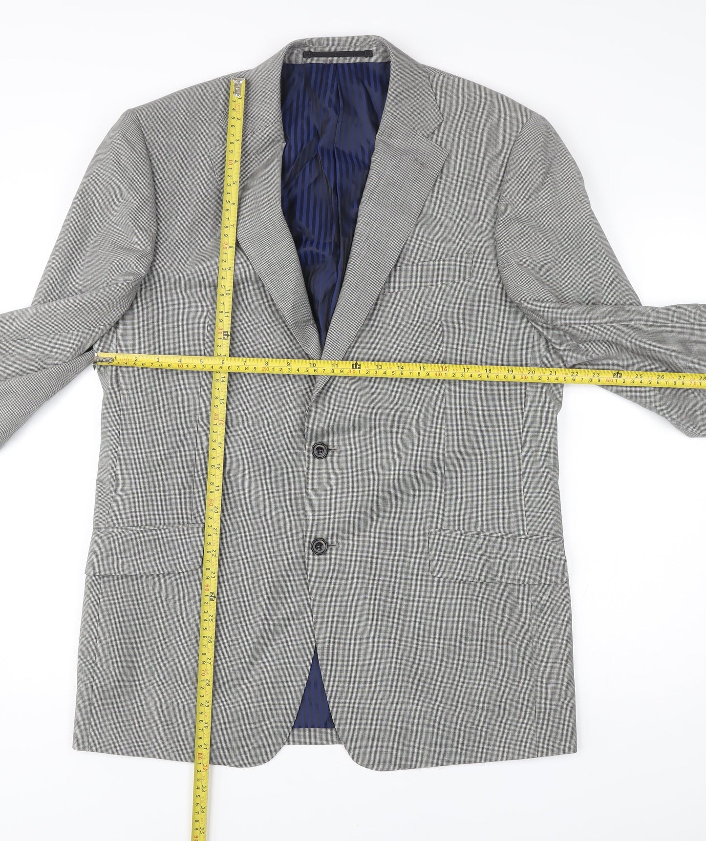 Mens UK Size 42 Marks and Spencer Regular Grey Suit Jacket