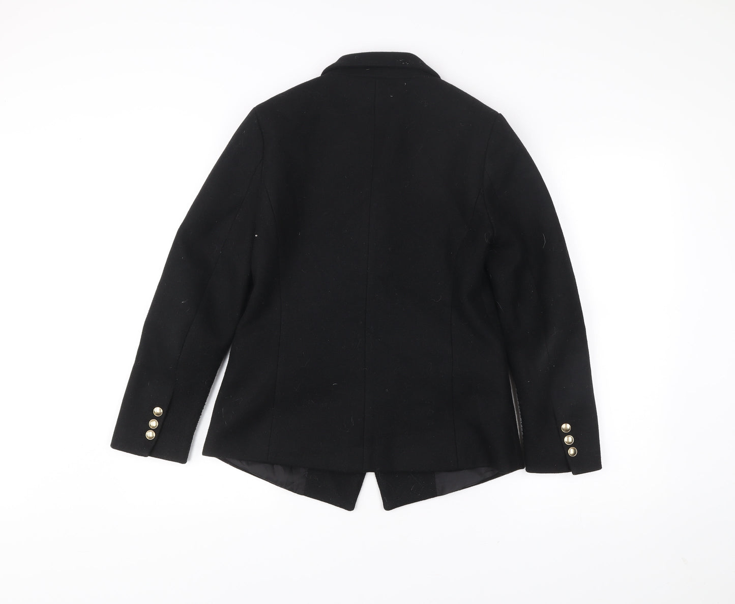Sinsay Womens Black Polyester Blazer Jacket Size S Business Casual
