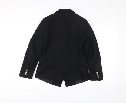 Sinsay Womens Black Polyester Blazer Jacket Size S Business Casual