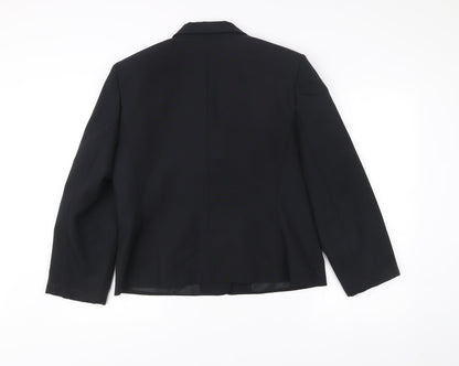 BHS Women’s Black Suit Jacket Size 16 Regular Fit Workwear