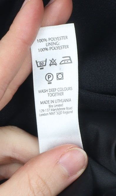 BHS Women’s Black Suit Jacket Size 16 Regular Fit Workwear