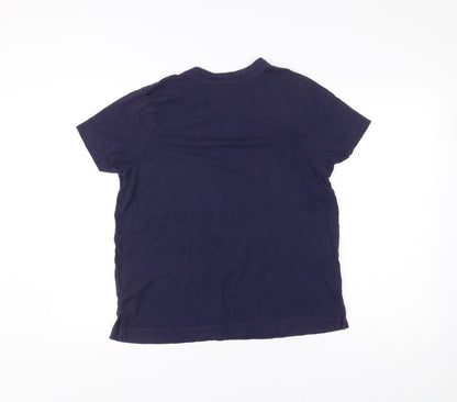 Womens UK Size 14 NEXT Blue Basic T-Shirt