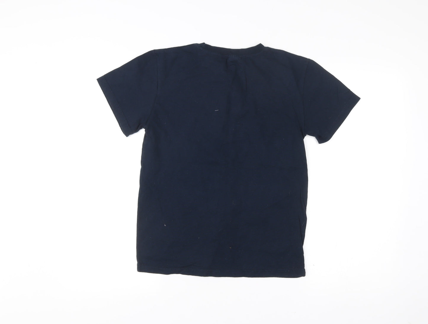 Purely Kids Boys Blue T-Shirt Size 14 Years Australian Flag Embroidered
