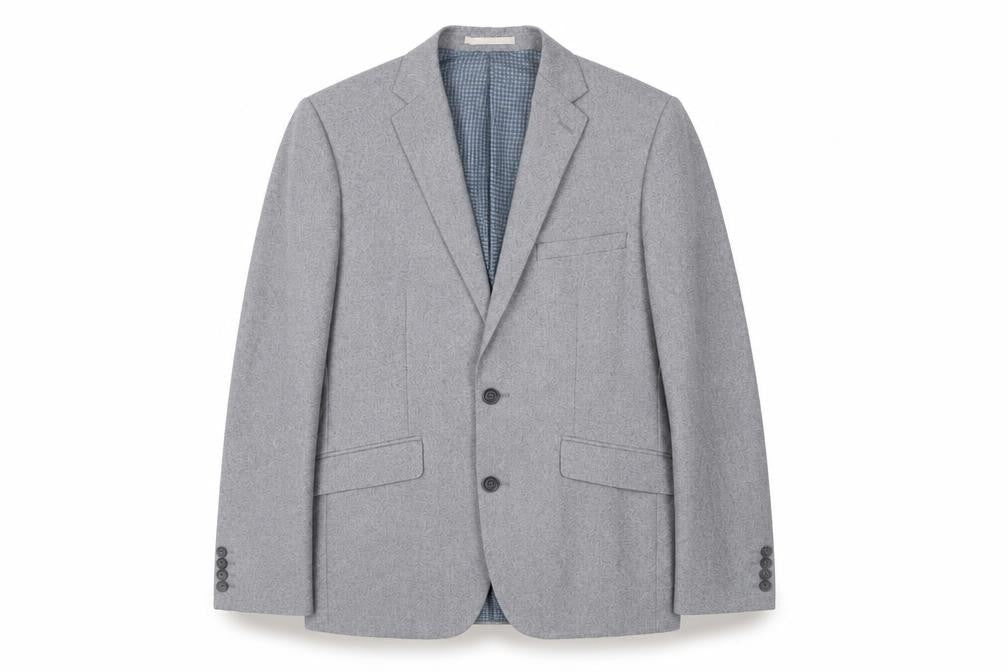 Mens UK Size 38 Burton Menswear Regular Grey Suit Jacket