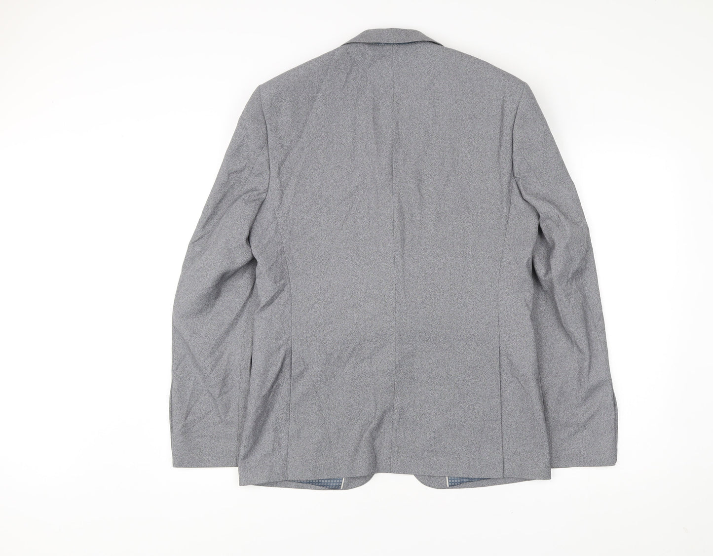 Mens UK Size 38 Burton Menswear Regular Grey Suit Jacket