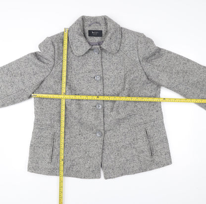 Womens UK Size 20 BHS Grey Overcoat