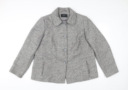 Womens UK Size 20 BHS Grey Overcoat