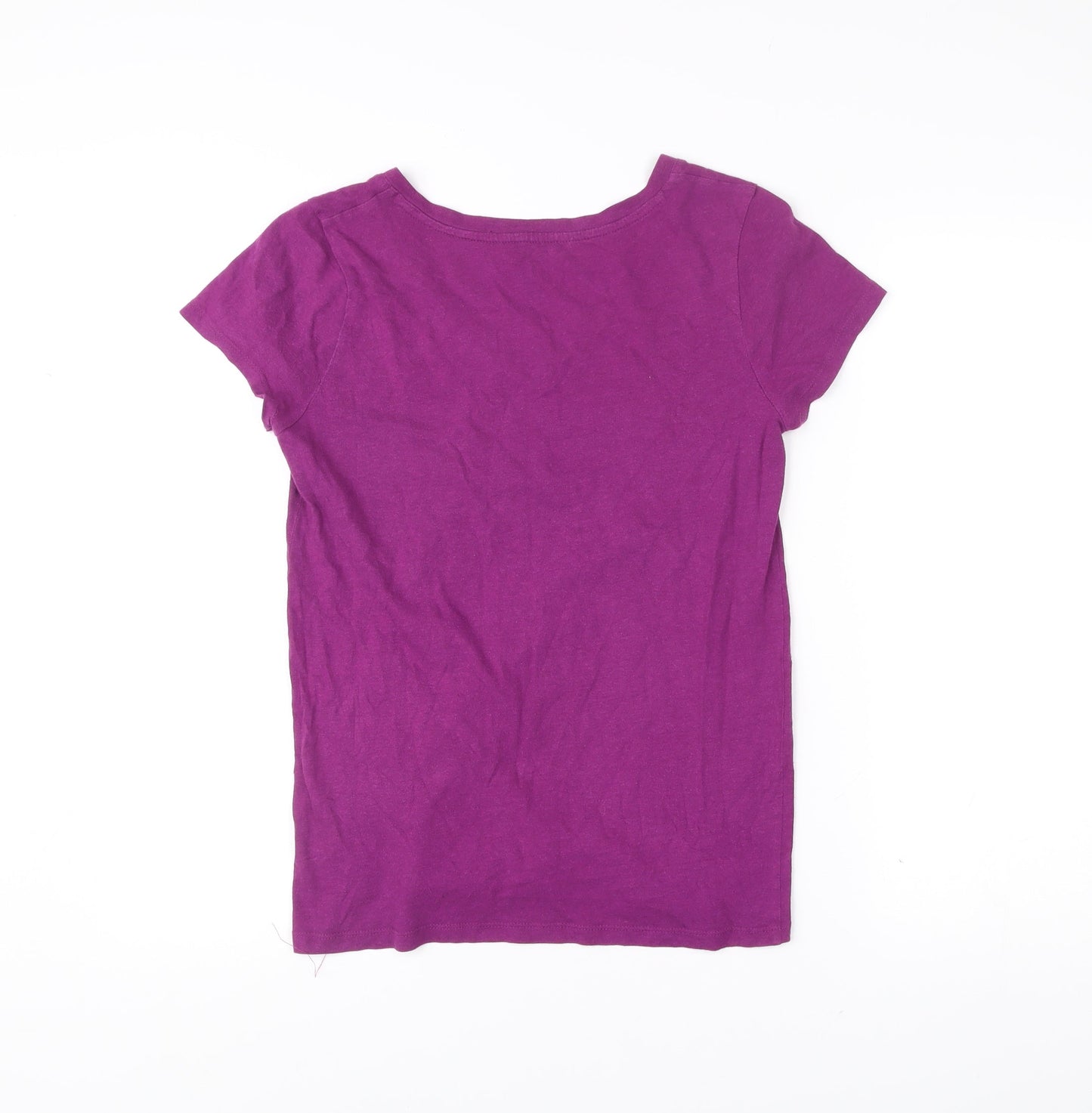 GAP Women’s Purple V-Neck Short Sleeve Cotton Modal T-Shirt Size S