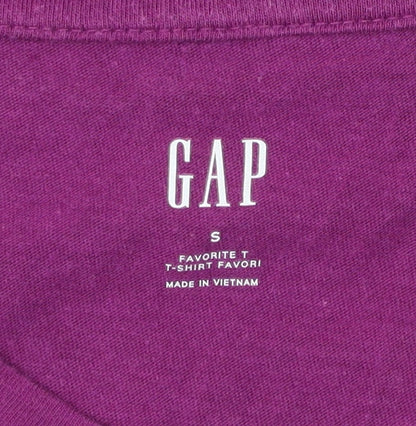 GAP Women’s Purple V-Neck Short Sleeve Cotton Modal T-Shirt Size S